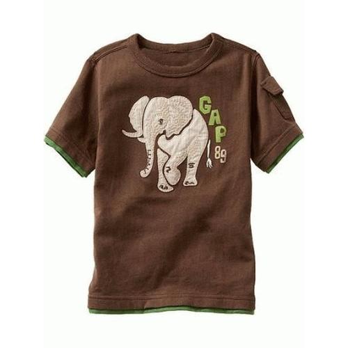 Gambar Baby GAP t-shirt Elephant brown dari Little Toby's Shop Jakarta Selatan Tokopedia
