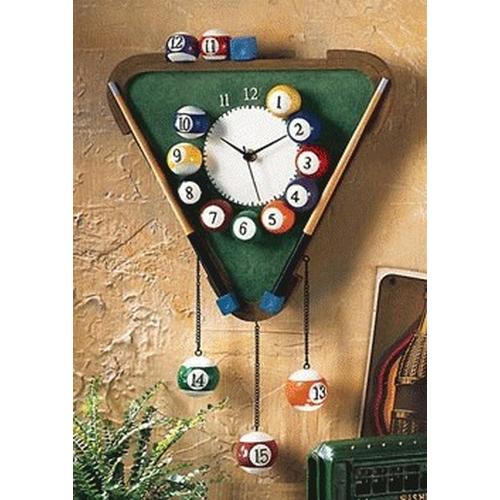 Gambar Billiard Wall Clock dari unik-online Kota Bandung Tokopedia