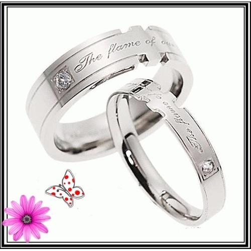 Gambar cincin couple stainless steel ( kode: cr024) dari Yuyu Store Kota Medan Tokopedia