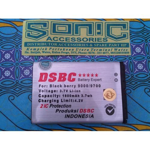 Gambar baterai bb bold 9000 1800mAH DSBC PLATINUM dari Sonic Accesories Kab. Kulon Progo Tokopedia