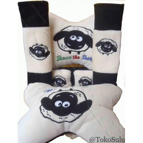 Gambar Shawn The Sheep -- BANTAL MOBIL 3 In 1 dari Toko Sulu Kota Tangerang Tokopedia
