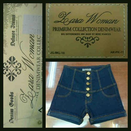 Foto Produk ZARA HOTPANTS 5 BTN DARK LEVIS BLUE dari Diamonddon shop