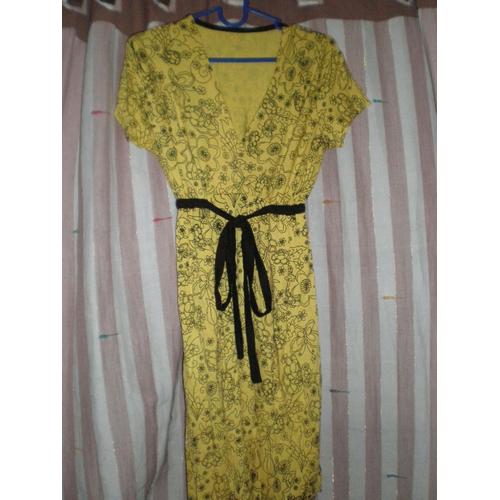 Foto Produk knit dress flower yellow dari lovely carmel