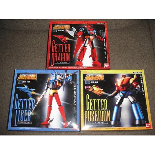 Gambar Soul Of Chogokin GX-18 19 20 Getter Robo G Set dari B-Nc Toys & Games Kota Bandung Tokopedia