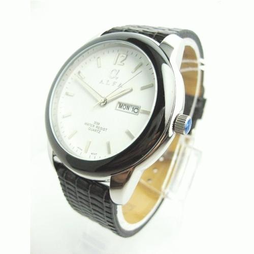 Gambar ALFA MEN LEATHER 3835 SERIES (WHITE) - jam tangan pria dari CITA CHITA Jakarta Barat Tokopedia