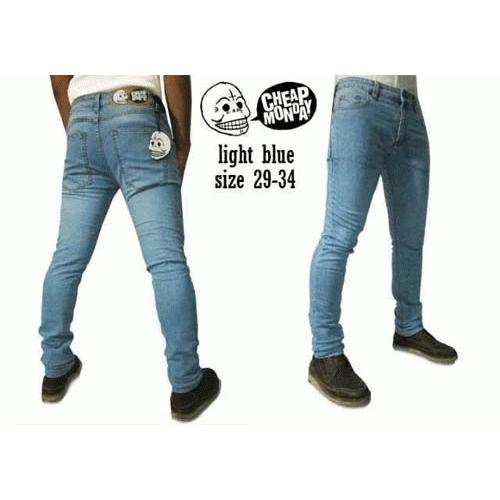 Foto Produk Celana Jeans CheapMonday Light blue dari Anza Shop