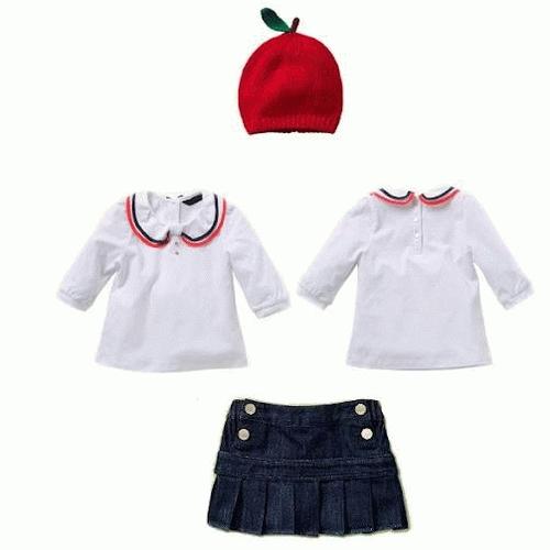 Foto Produk Baju Anak - 3in1 Apple Hat Set (GI-304) dari Pusat Baju Anak