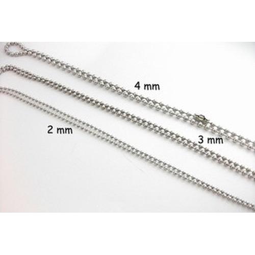 Gambar Rantai Titanium BIJI LADA 4 mm (76 cm) dari JD Christa Kab. Sleman Tokopedia