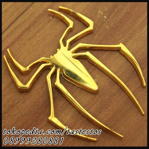 Foto Produk Emblem Spiderman Metal & Gold Chrome dari TasTesTos