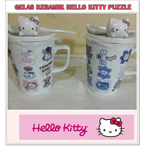 Gambar GELAS KERAMIK HELLO KITTY PUZZLE dari HELLO KITTY DREAM Jakarta Timur Tokopedia