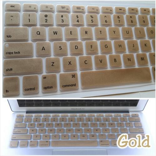 Foto Produk Silicone Keyboard Protector / Cover GOLD for Macbook 13" & 15" dari RajAppleCom