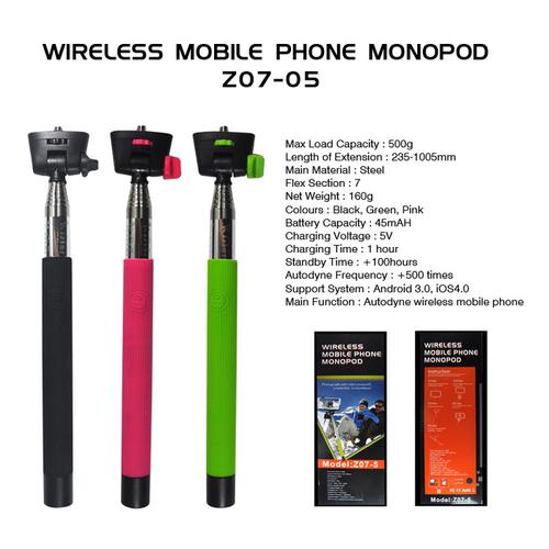 Foto Produk Tongsis Monopod Bluetooth KJSTAR Z07-5 dari Elenna-Store