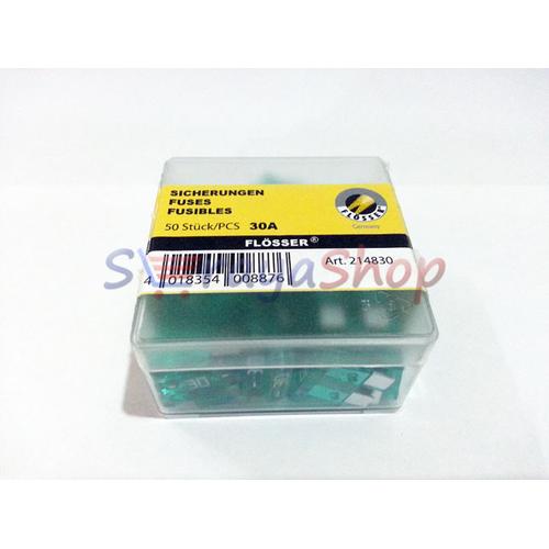 Gambar Sekring / Fuse Blade (DX) 30A (Hijau) Flosser dari Seraya Shop Kota Surabaya Tokopedia