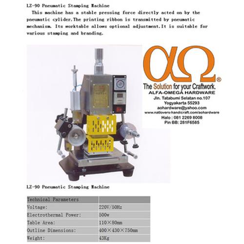Gambar Mesin Embols / Hot Print untuk Kulit - Kertas - Kulit Imitas dari ALFA-OMEGA HARDWARE Kab. Sleman Tokopedia