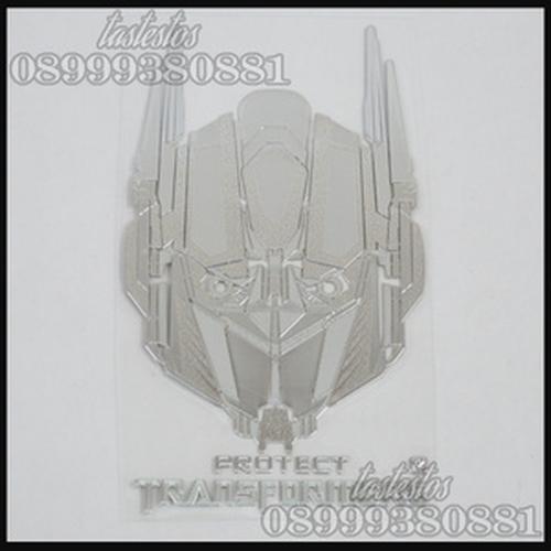 Gambar Sticker Alumunium Transformers ( Pattern Optimus Prime ) dari TasTesTos Jakarta Selatan Tokopedia