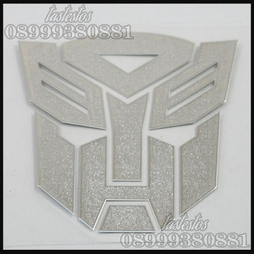 Gambar Sticker Alumunium Transformers ( Pattern Autobots ) dari TasTesTos undefined Tokopedia