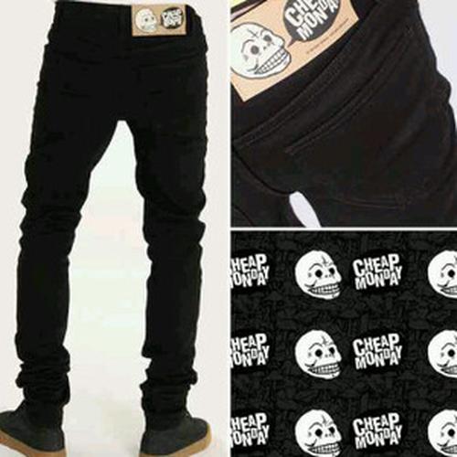 Foto Produk CELANA JEANS CHEAPMONDAY BLACK / CHEAPMONDAY SKINNY HITAM dari Wallrosmart Cloth