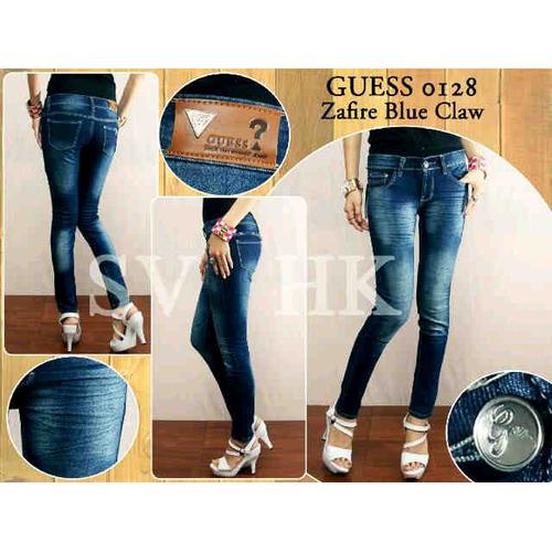 jegging guess zafire blue claw 0128 