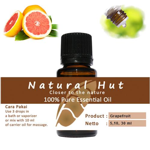 Gambar 100% PURE ESSENTIAL OIL (GRAPEFRUIT) - 10ml dari Natural Hut Jakarta Timur Tokopedia