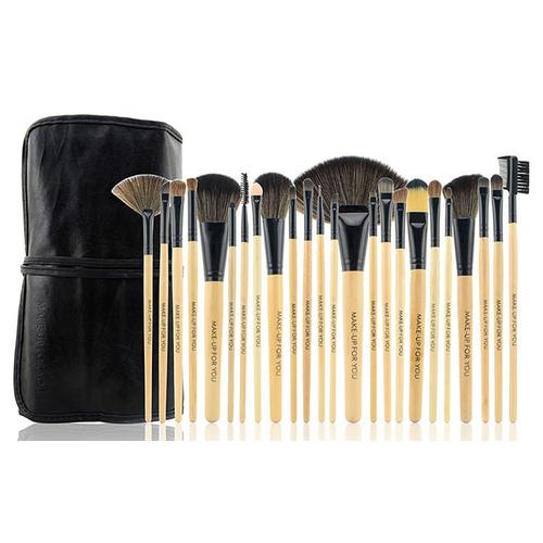 Gambar Brush SET Makeup for you / Make up for you Bamboo 24pcs - For Professional need - HIGH Quality Brush, SUPER Halus dari twindshop undefined Tokopedia