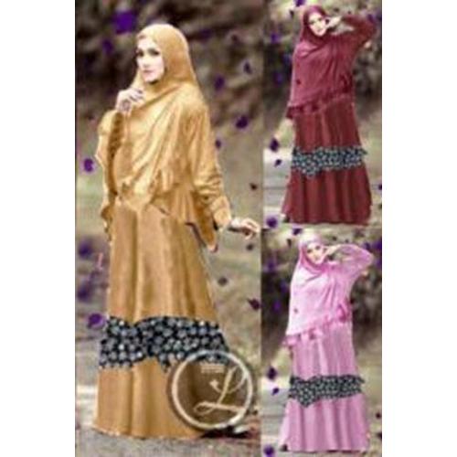 BUSANA MUSLIM NEONA, MAXI DRESS TANGAN 