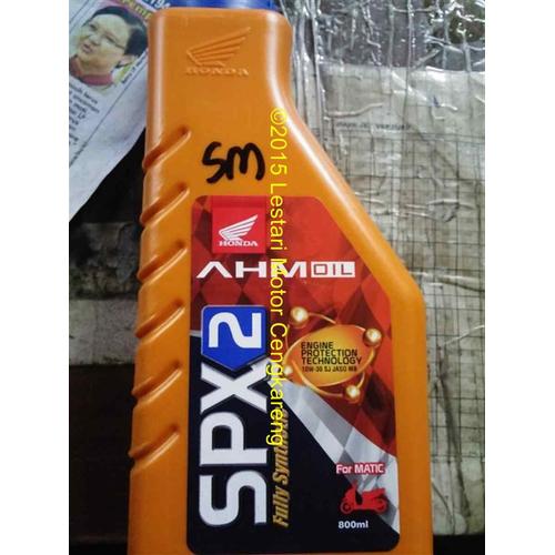 Foto Produk Oli AHM SPX 2 For Matic 0.8 dari Lestari Motor 2