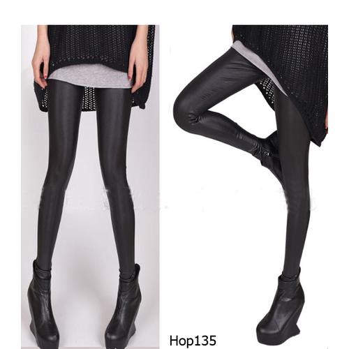 Jual Black Legging PU Leather kulit 