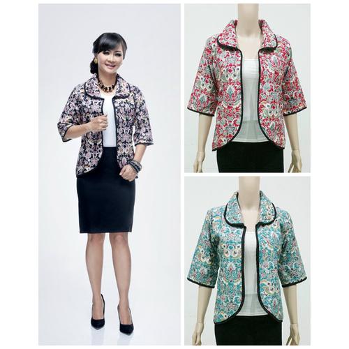 Gambar Blus batik bolero dari Harunsolo Colection Kota Surakarta Tokopedia