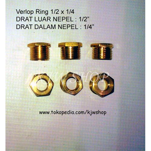 Foto Produk VERLOP RING KUNINGAN 1/2 X 1/4 dari KJWShop