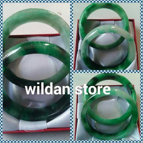 Foto Produk gelang kesehatan giok birma asli dan berserat dari wildan-store