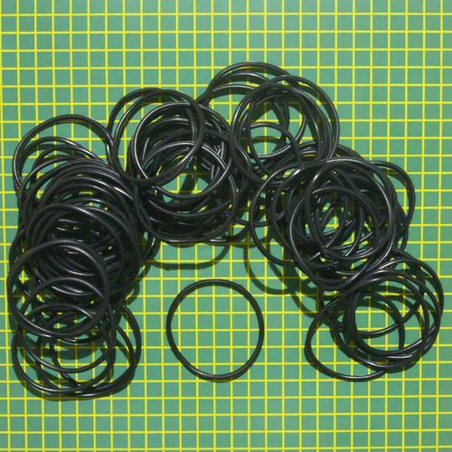 Foto Produk gelang karet hitam bulat black rubber bracelet round bangle bangles dari Baruch