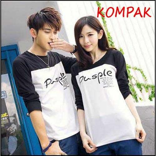 Foto Produk Kaos Couple Pusple LP dari Agen Kaos Couple Jakarta