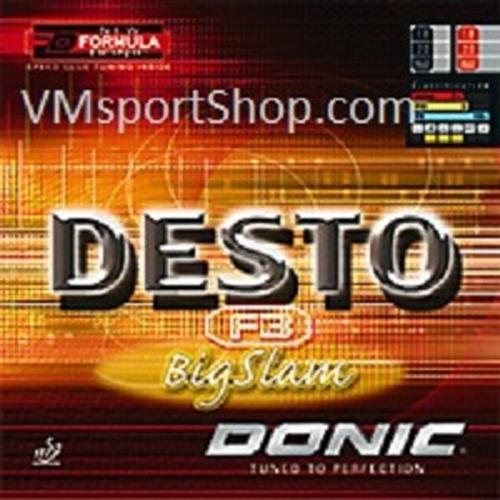 Foto Produk Donic Desto F3 Big Slam > Karet / Rubber Bet / Bat Pingpong / Tenis Me - Hitam dari VM Sport Shop