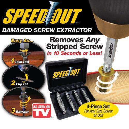 Foto Produk Screw Remover Pencabut Pelepas Baut Tarik Paku skrup sekrup Rusak dari lbagstore