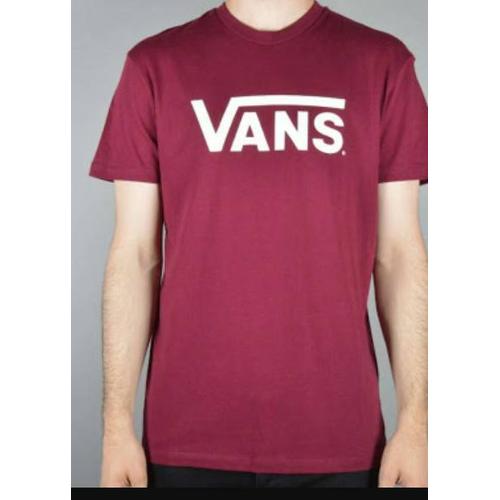 Jual T shirt Vans maroon - Kota Bekasi 