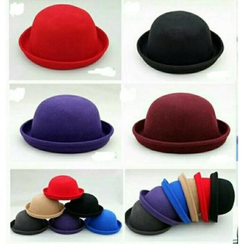 Jual topi Bowler Hat Topi Chaplin 