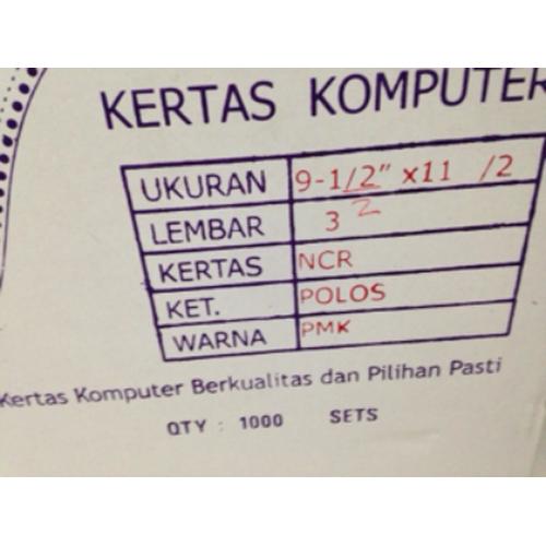 Jual Kertas Continuos Form Bagi 4 Rangkap 3, Kertas Wartel Rangkap 3 ...