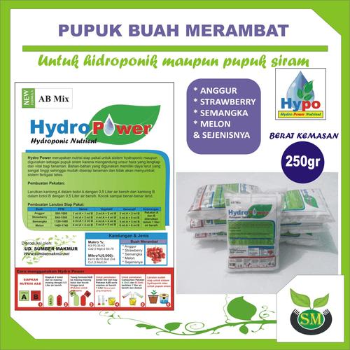 Gambar Pupuk Hidroponik AB Mix 250 Gram (Jenis Buah Merambat) dari Sumber Makmur (SM) Kab. Nganjuk Tokopedia