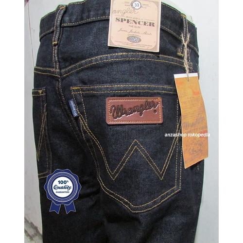 Foto Produk Celana Jeans Branded Wrangler Standar/Regular BlueBlack 33-38 CO dari Anza Shop