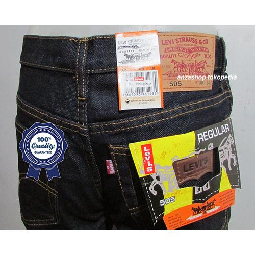 Foto Produk Celana Jeans Branded Levi's/levis Standar/Regular BlueBlack 33-37 CO dari Anza Shop
