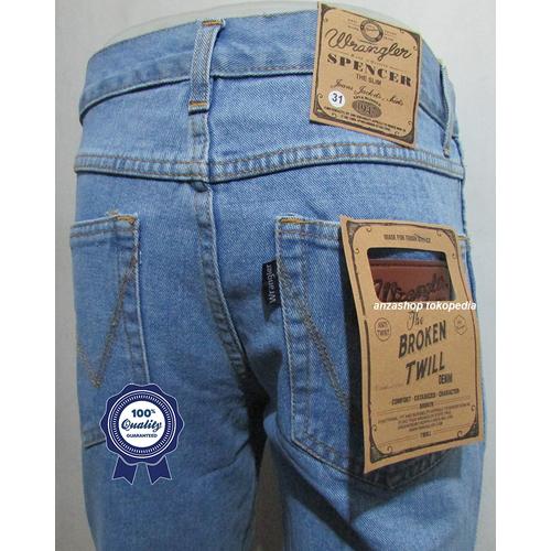 Foto Produk Celana Jeans Branded Wrangler Standar/Regular Bioblitz 27-32 CO dari Anza Shop