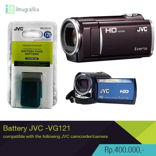 Foto Produk battery / baterai camcorder handycam JVC everio BN-VG121 high Quality dari ilmu grafika