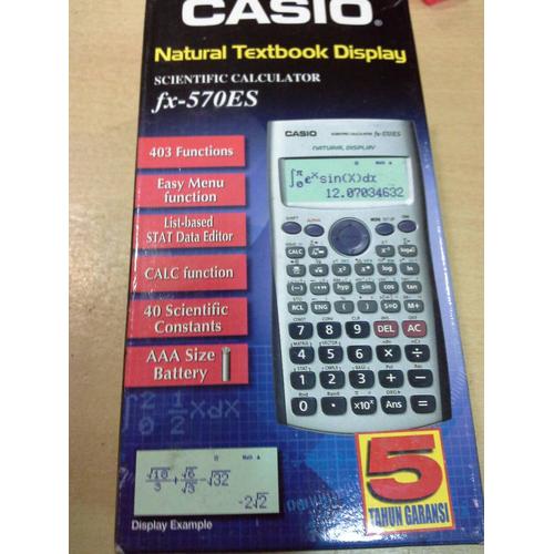Jual SCENTIFIC CALCULATOR, FX ORIGINAL CASIO Kota