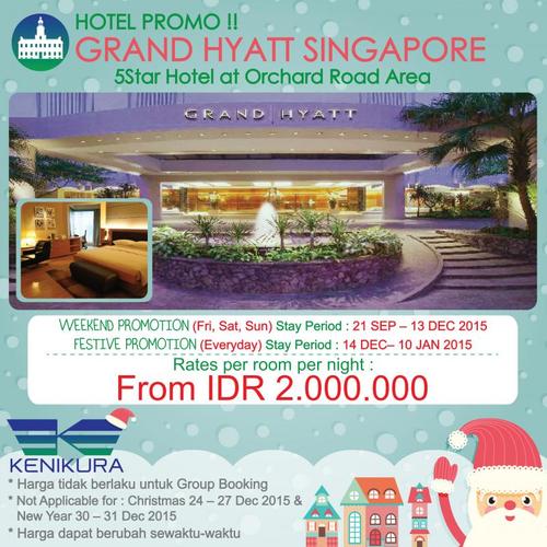 Promo Hotel Promo Singapore, Grand Hyatt Orchard Cicil 0% 3x - Kota ...