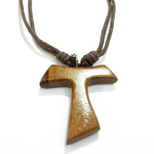Gambar Kalung Salib Kayu Fransiskan KC dari JD Christa Kab. Sleman Tokopedia