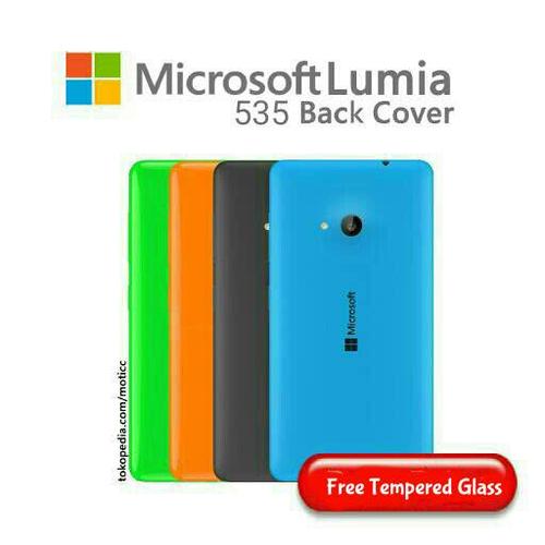 Foto Produk Back Cover Case Microsoft Lumia 535 + Bonus Tempered Glass (PREMIUM) dari Moticc