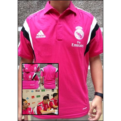 Polo Shirt GO REAL MADRID Pink 2014 