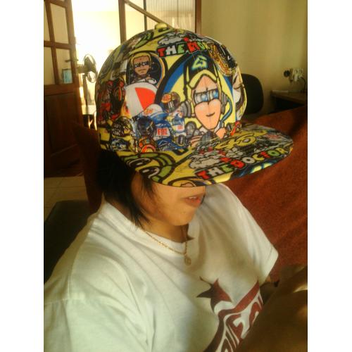 Foto Produk Topi snapback tema VR46 Full Print 3D Stiker Bomb dari Satu Corner Shop
