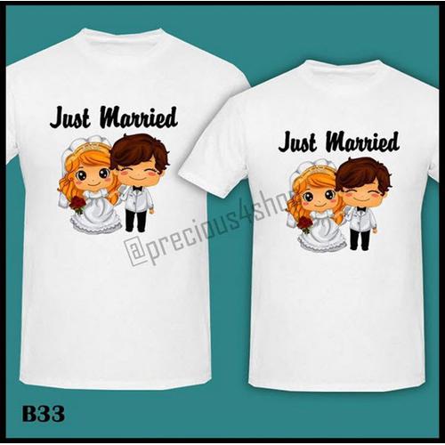 Jual JUST MARRIED Wedding Anniversary 