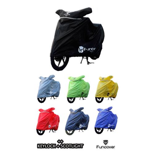 Foto Produk Distributor Cover Sarung Selimut Motor FunCover - L Hitam dari lbagstore